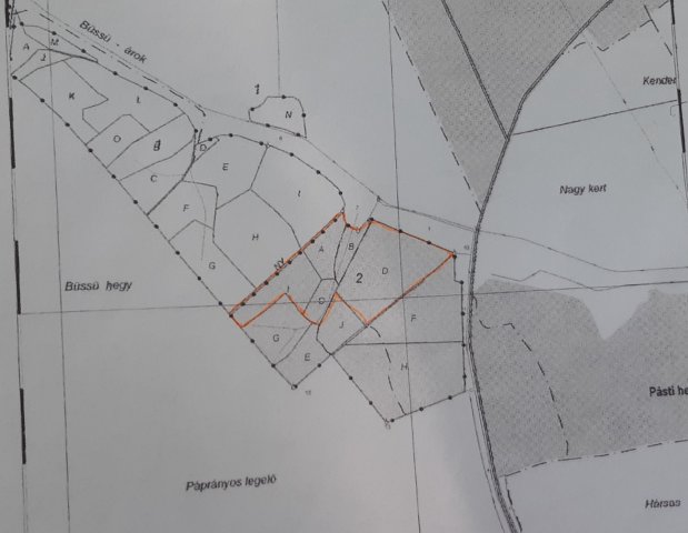 Eladó mezogazdasagi ingatlan, Büssün 56 M Ft