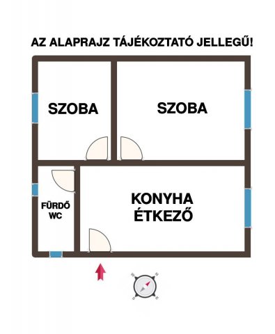 Eladó családi ház, Tápiószentmártonon 17.9 M Ft, 2 szobás