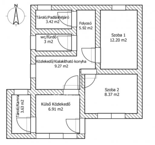 Eladó családi ház, Csépán 2.99 M Ft, 1+1 szobás