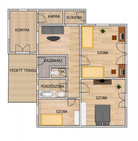 Eladó családi ház, Csongrádon 46 M Ft, 3+1 szobás