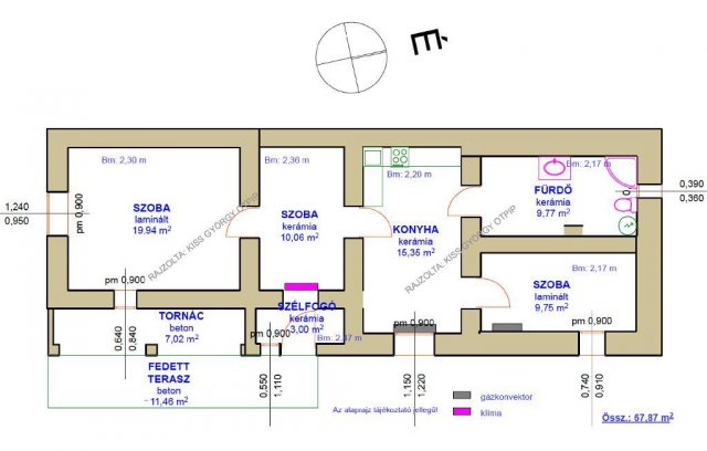 Eladó családi ház, Tiszacsegén 19 M Ft, 2+2 szobás