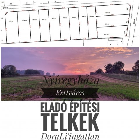 Eladó telek, Nyíregyházán 15 M Ft / költözzbe.hu