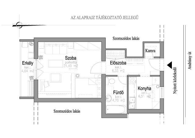 Eladó téglalakás, Hódmezővásárhelyen 25.4 M Ft, 1 szobás