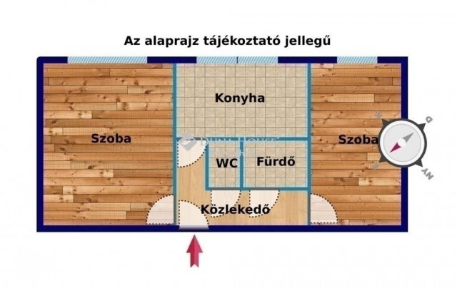 Eladó panellakás, Budapesten, XXI. kerületben 51.9 M Ft, 2 szobás
