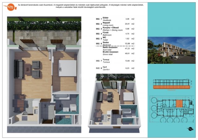 Eladó téglalakás, Balatonlelleén 59.99 M Ft, 2 szobás