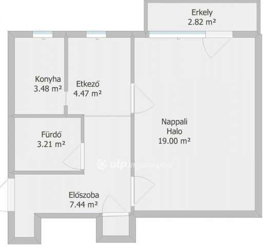 Eladó téglalakás, Sopronban 37 M Ft, 1+1 szobás