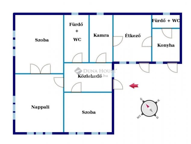 Eladó családi ház, Vecsésen 56 M Ft, 3 szobás