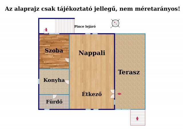 Eladó családi ház, Tahitótfalun 39.9 M Ft, 2 szobás