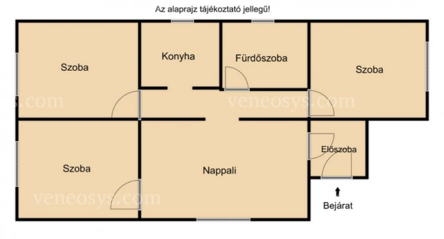Eladó családi ház, Szirmabesenyőn 34.9 M Ft, 3+1 szobás