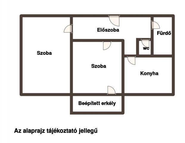 Eladó téglalakás, Tatabányán 35.9 M Ft, 2 szobás