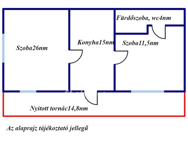 Eladó családi ház, Zsákán 3.8 M Ft, 1+1 szobás