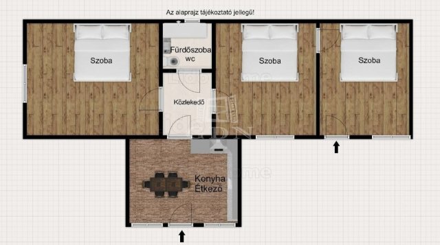 Eladó családi ház, Polgárdin 39.9 M Ft, 3 szobás