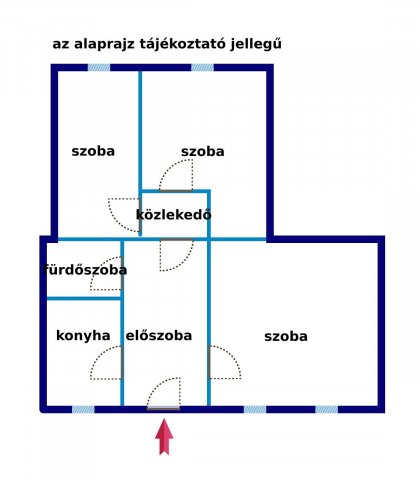 Eladó téglalakás, Budapesten, V. kerületben 129 M Ft, 3 szobás