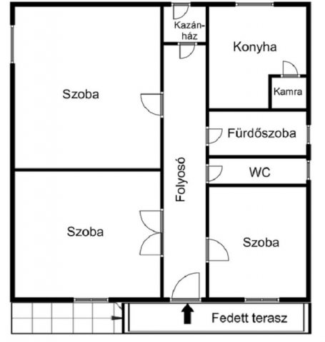 Eladó családi ház, Balkányban 27.8 M Ft, 3 szobás