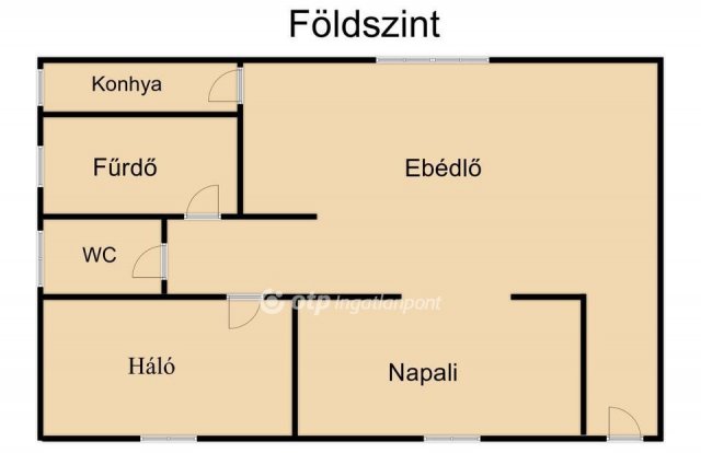 Eladó családi ház, Balmazújvárosban 55.8 M Ft, 3 szobás