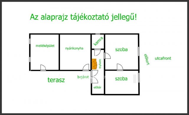 Eladó családi ház, Újfehértón 14.9 M Ft, 2 szobás