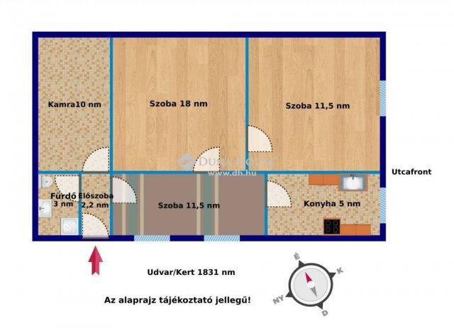 Eladó családi ház, Végegyházán 4 M Ft, 3 szobás