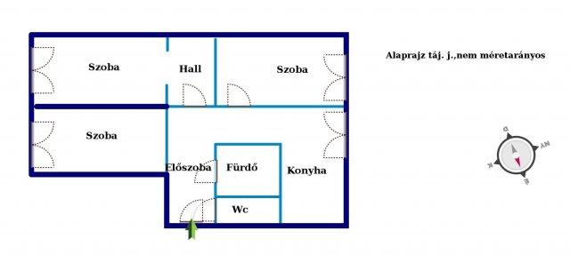 Eladó panellakás, Tatabányán 24.49 M Ft, 3 szobás