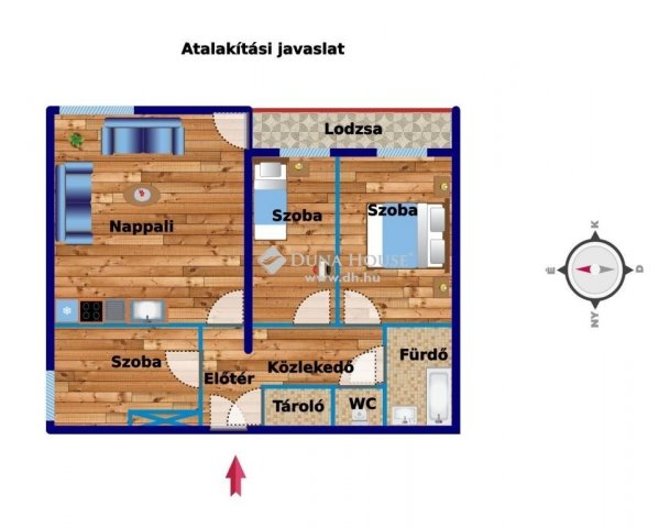 Eladó téglalakás, Budapesten, II. kerületben 99 M Ft, 3 szobás