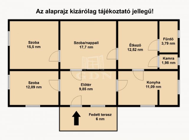 Eladó családi ház, Turán 19 M Ft, 3 szobás