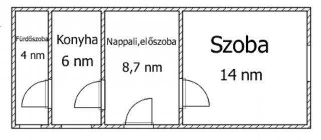 Eladó családi ház, Oroszin 5.9 M Ft, 1 szobás