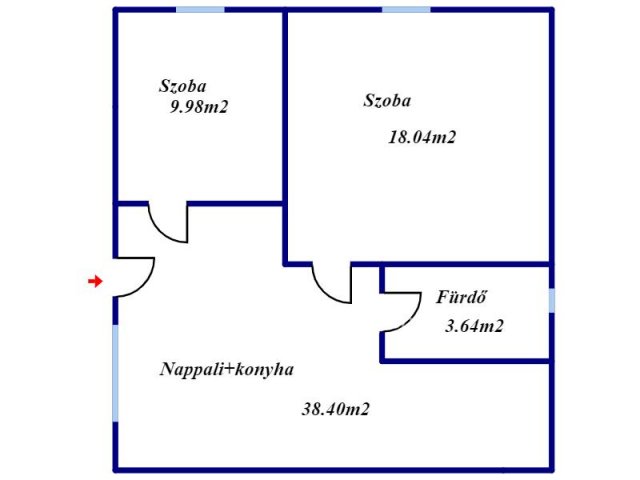 Eladó családi ház, Nagykállóban 23.5 M Ft, 1+1 szobás