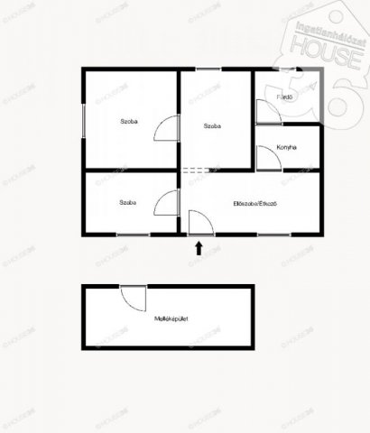 Eladó mezogazdasagi ingatlan, Kecskeméten 10.5 M Ft, 3 szobás