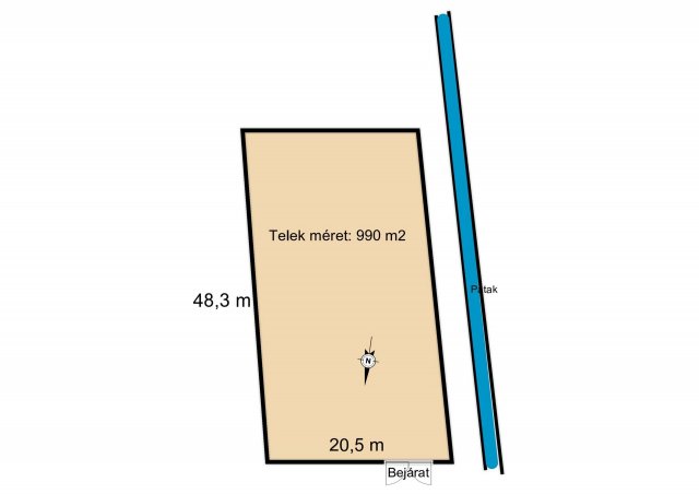 Eladó telek, Csopakon 66 M Ft / költözzbe.hu