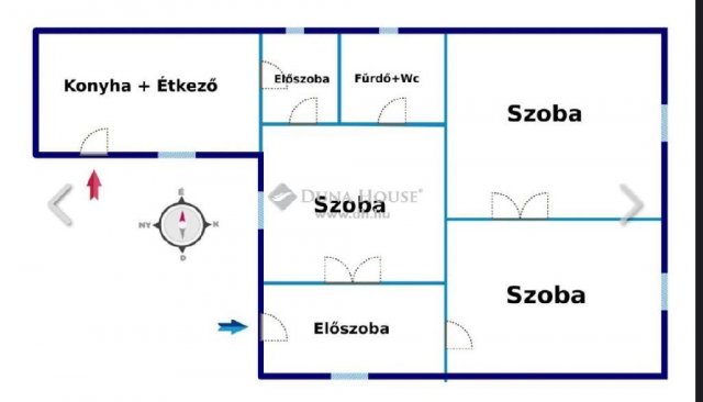 Eladó családi ház, Nyírtelken 35 M Ft, 3+1 szobás