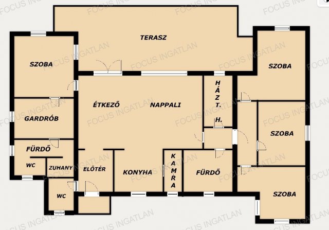 Eladó családi ház, Kecskeméten 119 M Ft, 5 szobás