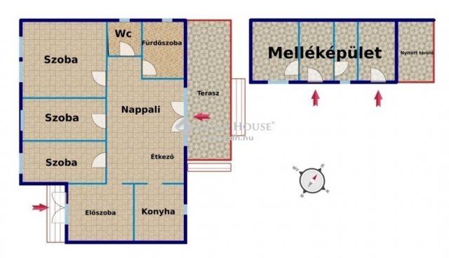 Eladó családi ház, Kecskeméten 79.99 M Ft, 4 szobás