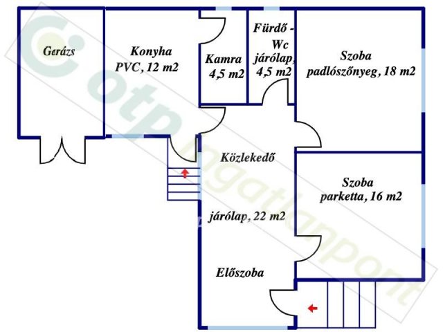 Eladó családi ház, Kácson 35 M Ft, 2 szobás