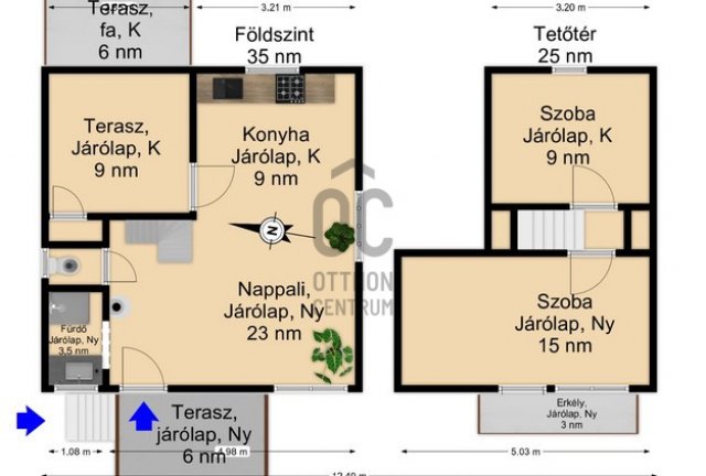 Eladó családi ház, Gyöngyösön 37.9 M Ft, 3 szobás