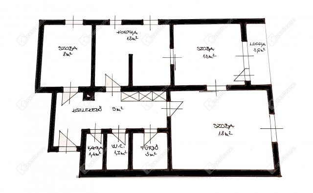 Eladó téglalakás, Miskolcon, Mikes Kelemen utcában 30.99 M Ft