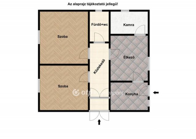 Eladó családi ház, Balmazújvárosban 31.9 M Ft, 2 szobás