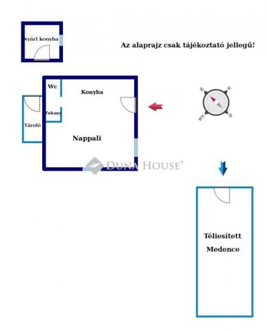Eladó nyaraló, Szigetszentmiklóson 35 M Ft, 1 szobás