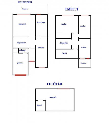 Eladó családi ház, Mezőfalván 48 M Ft, 3+2 szobás