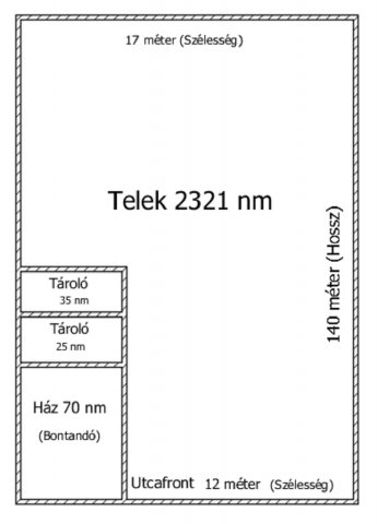 Eladó telek, Tüskeváron 4.9 M Ft / költözzbe.hu