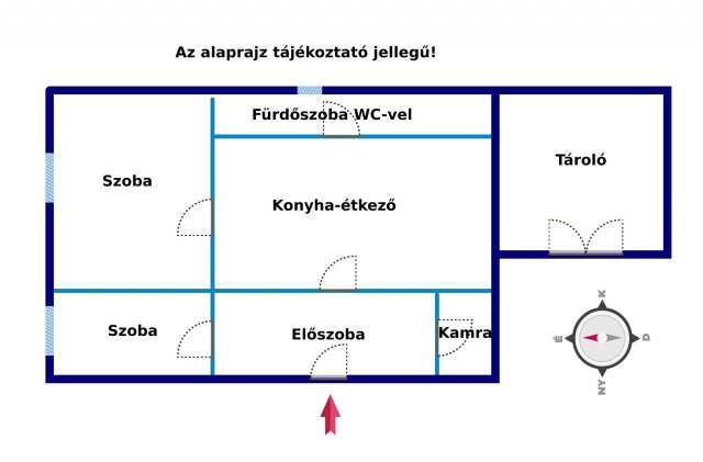 Eladó családi ház, Kapospulán 7.9 M Ft, 1+1 szobás