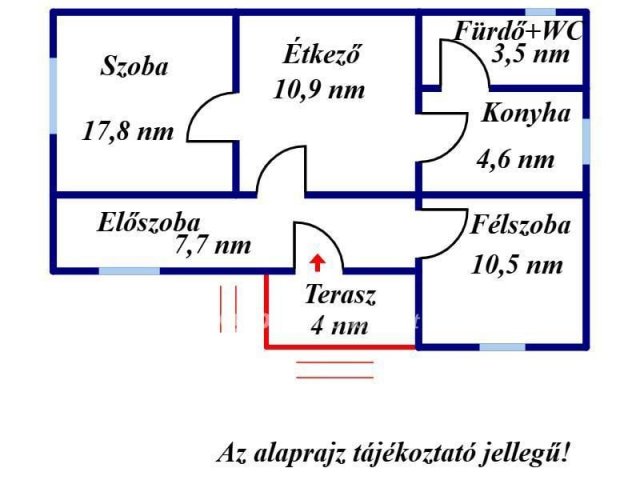 Eladó családi ház, Jászfényszarun 16.5 M Ft, 1+1 szobás