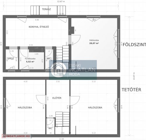 Eladó családi ház, Felsőnyárádon 23.7 M Ft, 3 szobás