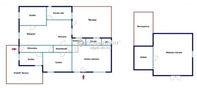 Eladó családi ház, Kővágószőlősön 74.4 M Ft, 5 szobás
