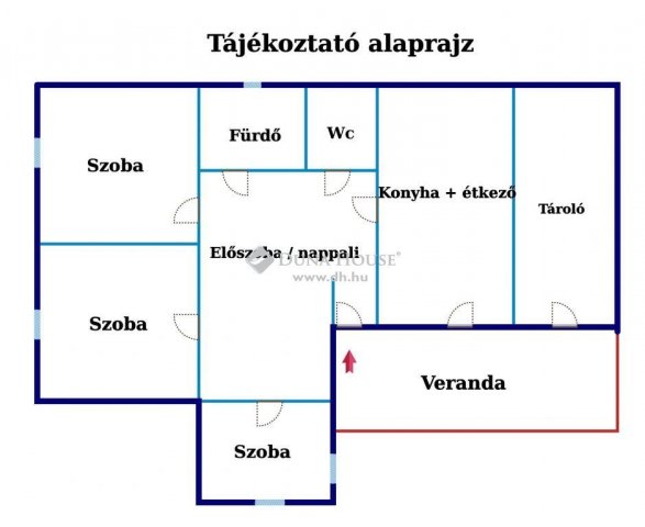 Eladó családi ház, Kókán 38.9 M Ft, 4 szobás