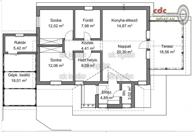 Eladó családi ház, Hernádon 45 M Ft, 2 szobás