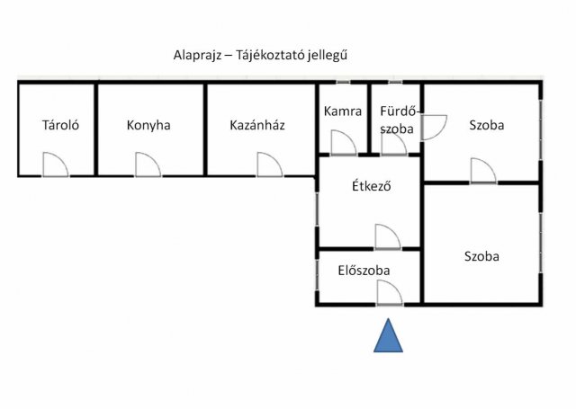 Eladó családi ház, Tiszaföldváron 14.9 M Ft, 2 szobás