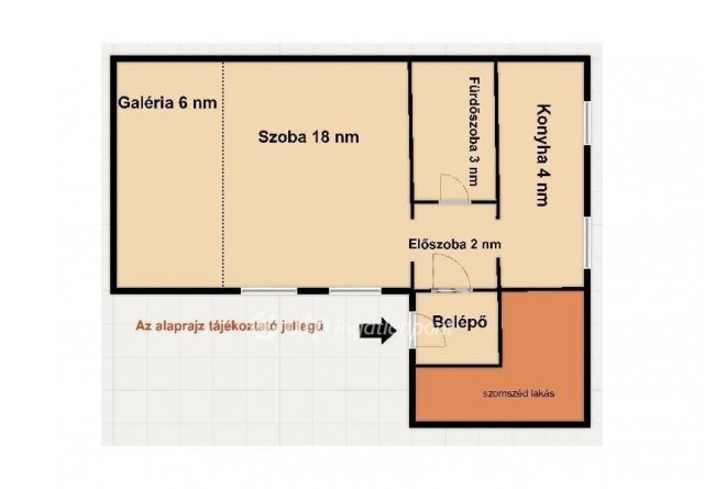 Eladó téglalakás, Budapesten, V. kerületben 65 M Ft, 1 szobás