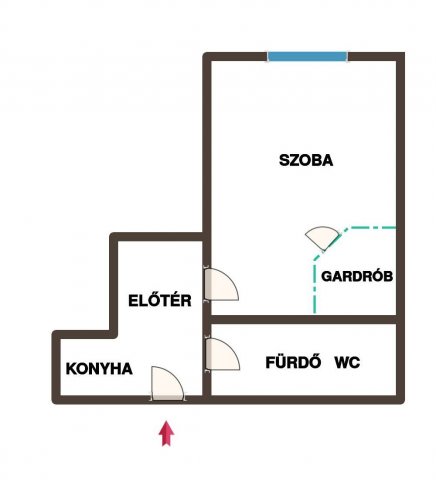 Eladó téglalakás, Budapesten, X. kerületben 42.5 M Ft, 1 szobás