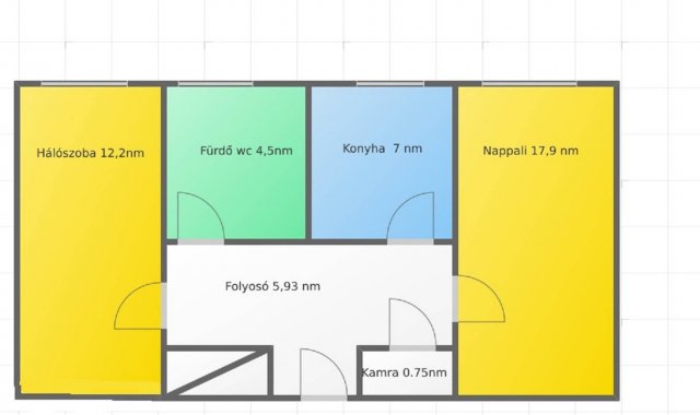 Eladó téglalakás, Salgótarjánban 13.99 M Ft, 2 szobás