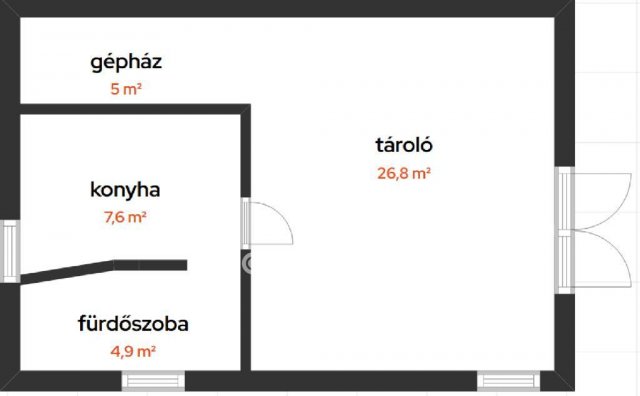 Eladó családi ház, Pécelen 45 M Ft, 1+2 szobás