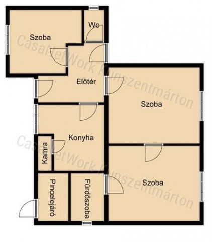 Eladó családi ház, Kunszentmártonban 13.9 M Ft, 3 szobás